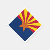 Serviette En Papier Drapeau d'État de l'Arizona (Coin)