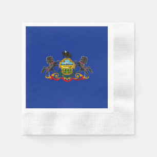 Serviette En Papier Drapeau d'État de Pennsylvanie