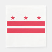 Serviette En Papier Drapeau d'État de Washington DC (Devant)