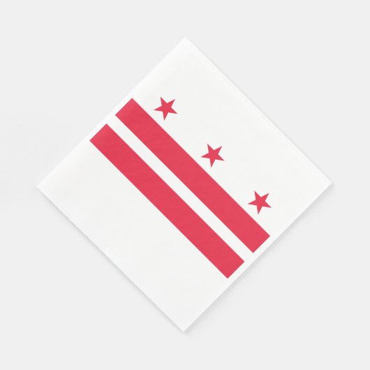 Serviette En Papier Drapeau d'État de Washington DC (Coin)