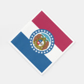 Serviette En Papier Drapeau d'État du Missouri (Coin)