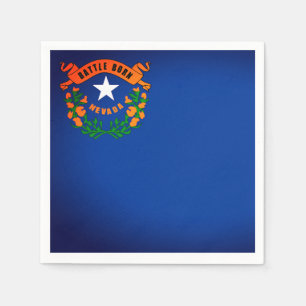 Serviette En Papier Drapeau d'Etat du Nevada Papier Party Napkins