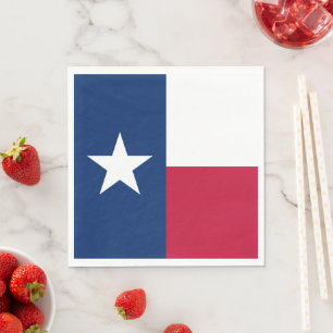 Serviette En Papier Drapeau d'État texan (Texas)
