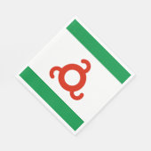 Serviette En Papier Drapeau d'Ingushetia (Coin)