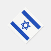 Serviette En Papier Drapeau d'Israël Papier serviettes (Coin)