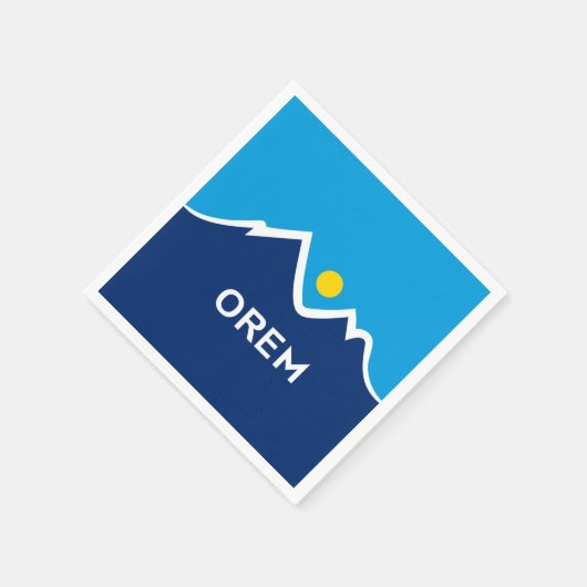 Serviette En Papier Drapeau d'Orem, Utah (Coin)