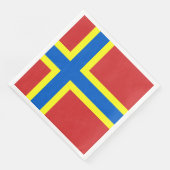 Serviette En Papier Drapeau d'Orkney Dîner en papier serviettes (Coin)