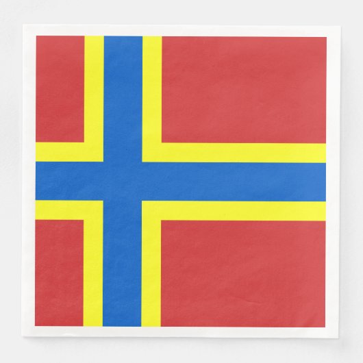 Serviette En Papier Drapeau d'Orkney Dîner en papier serviettes (Devant)