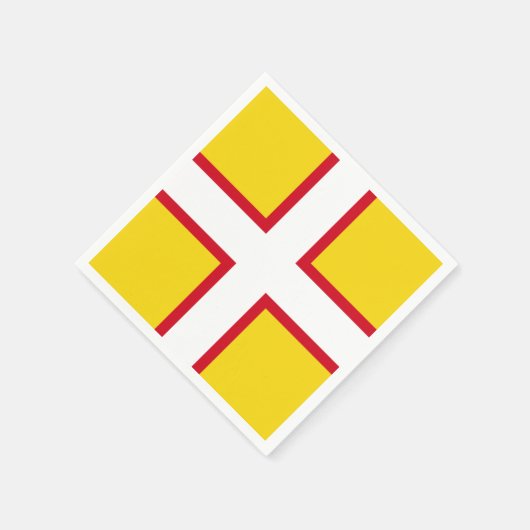 Serviette En Papier Drapeau Dorset Papier serviettes (Coin)