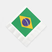 Serviette En Papier Drapeau du Brésil Bandeira do Brasil (Coin)