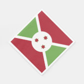 Serviette En Papier Drapeau du Burundi (Coin)