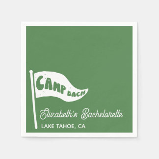 Serviette En Papier Drapeau du camp Bach Bachelorette
