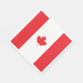 Serviette En Papier Drapeau du Canada (Coin)