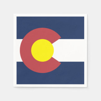 Serviette En Papier Drapeau du Colorado
