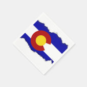 Serviette En Papier Drapeau du Colorado (Coin)