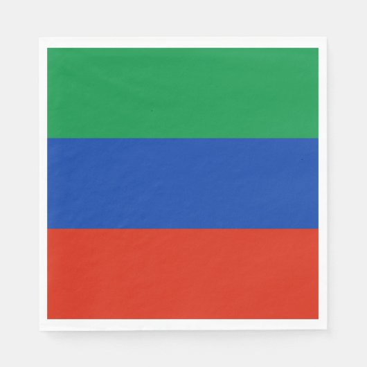 Serviette En Papier Drapeau du Daghestan (Devant)