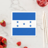 Serviette En Papier Drapeau du Honduras (En situation)