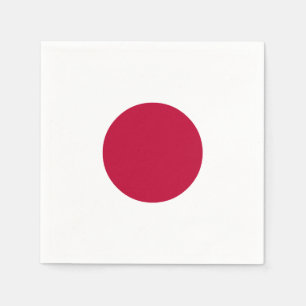 Serviette En Papier Drapeau du Japon