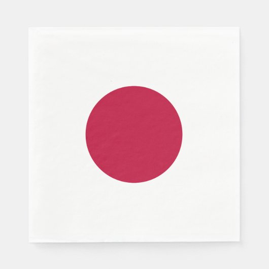 Serviette En Papier Drapeau du Japon (Devant)