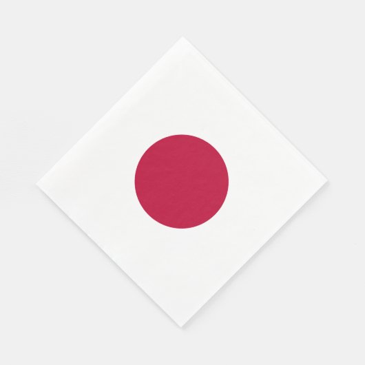 Serviette En Papier Drapeau du Japon (Coin)