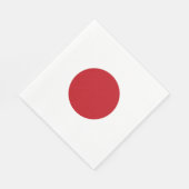 Serviette En Papier Drapeau du Japon (Coin)