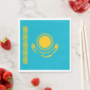 Serviette En Papier Drapeau du Kazakhstan