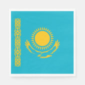 Serviette En Papier Drapeau du Kazakhstan (Devant)