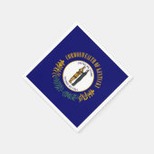 Serviette En Papier Drapeau du Kentucky (Coin)