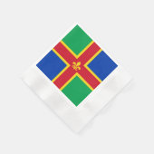 Serviette En Papier Drapeau du Lincolnshire (Coin)