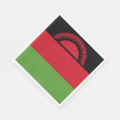 Serviette En Papier drapeau du Malawi (Coin)