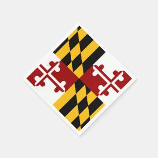 Serviette En Papier Drapeau du Maryland