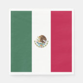 Serviette En Papier Drapeau du Mexique (Devant)