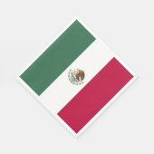 Serviette En Papier Drapeau du Mexique (Coin)