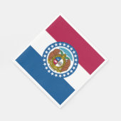 Serviette En Papier Drapeau du Missouri (Coin)