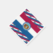 Serviette En Papier Drapeau du Missouri (Coin)