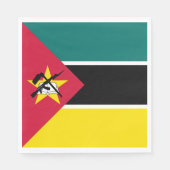 Serviette En Papier Drapeau du Mozambique (Devant)