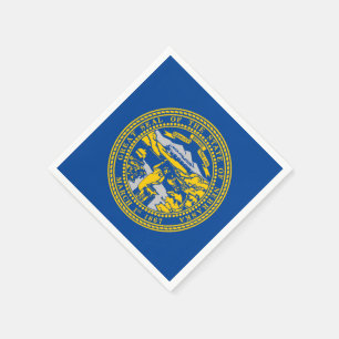Serviette En Papier Drapeau du Nebraska