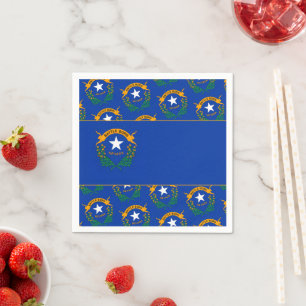 Serviette En Papier Drapeau du Nevada