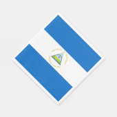 Serviette En Papier Drapeau du Nicaragua (Coin)