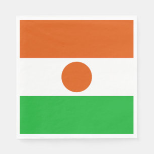 Serviette En Papier Drapeau du Niger