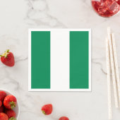Serviette En Papier Drapeau du Nigéria (En situation)