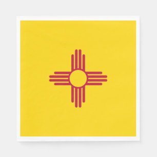 Serviette En Papier Drapeau du Nouveau-Mexique (États-Unis)