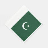 Serviette En Papier Drapeau du Pakistan (Coin)