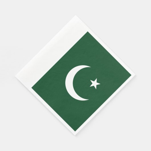 Serviette En Papier Drapeau du Pakistan (Coin)