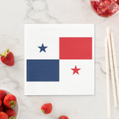 Serviette En Papier Drapeau du Panama (En situation)