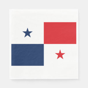 Serviette En Papier Drapeau du Panama