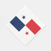 Serviette En Papier Drapeau du Panama (Coin)