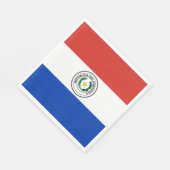Serviette En Papier Drapeau du Paraguay (Coin)