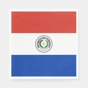 Serviette En Papier Drapeau du Paraguay