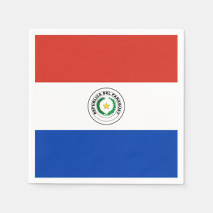 Serviette En Papier Drapeau du Paraguayan